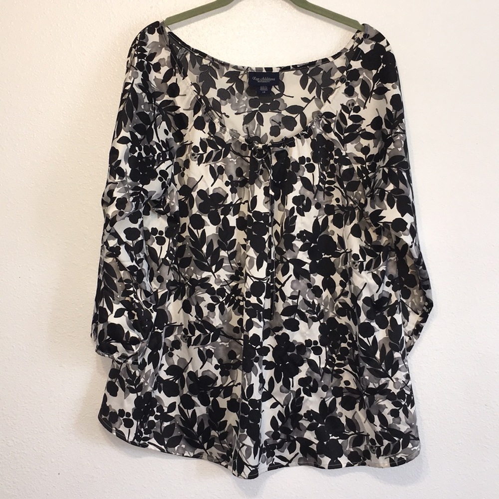 Floral print New Additions Maternity blouse XL